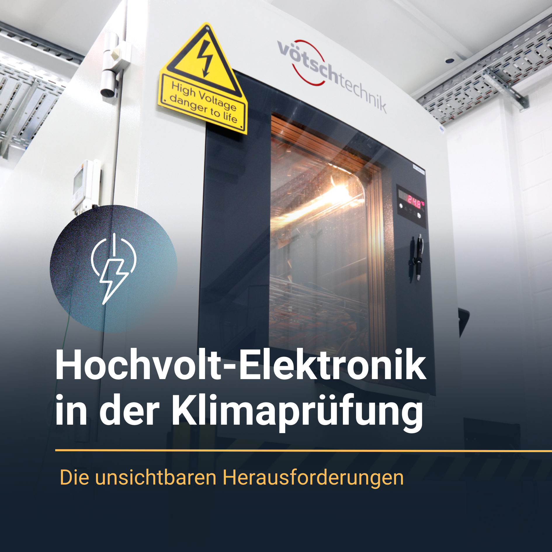 Hochvolt-Elektronik in der Klimaprüfung